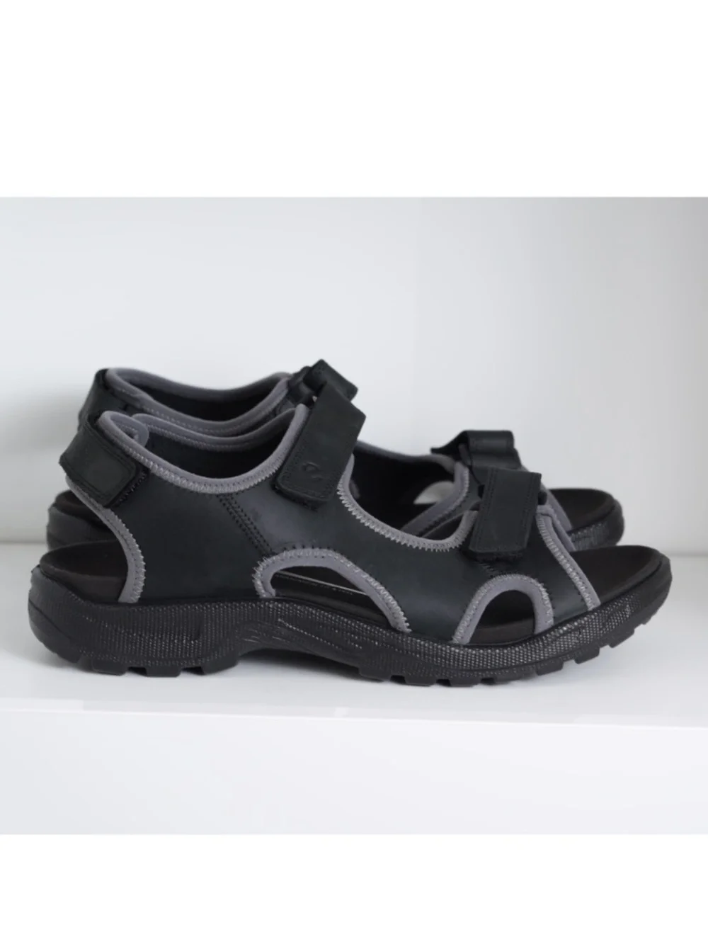 NEW ECCO Men’s US 11-11.5 M EU 45 Onroads Sport Sandals 690054 02001 Black